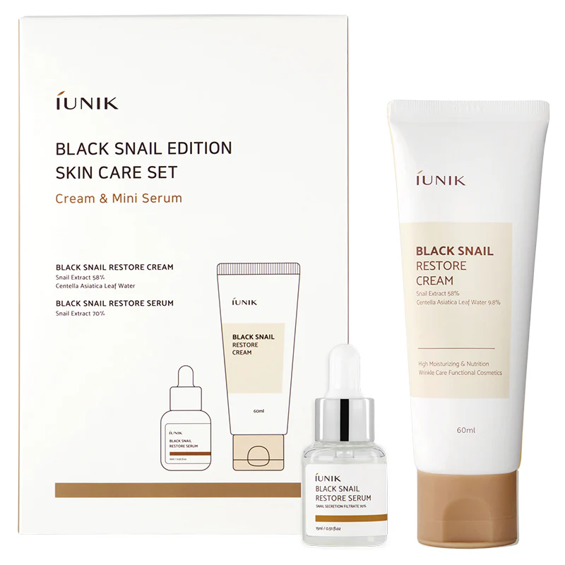 iUNIK Black Snail Edition Skincare Set